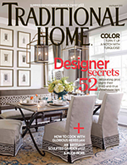 Teryl Designs Featured in Traditional Home Magazine July/August 2013